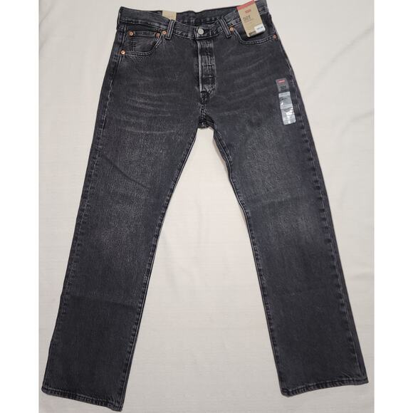 Levi's 501 original 34x32 sit at waist men button fly - Picture 3 of 9